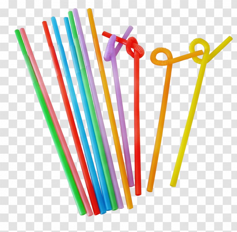 Drinking Straw Party Supply - Wet Ink Transparent PNG