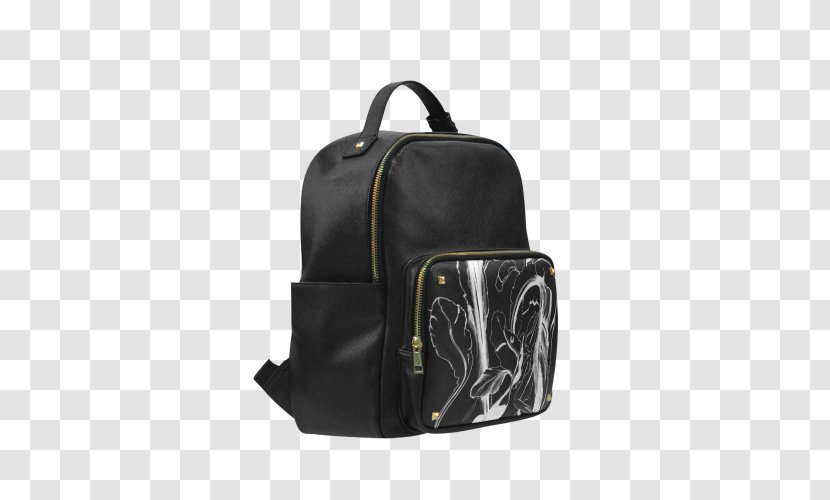 Backpack Handbag Baggage T-shirt - Black Transparent PNG