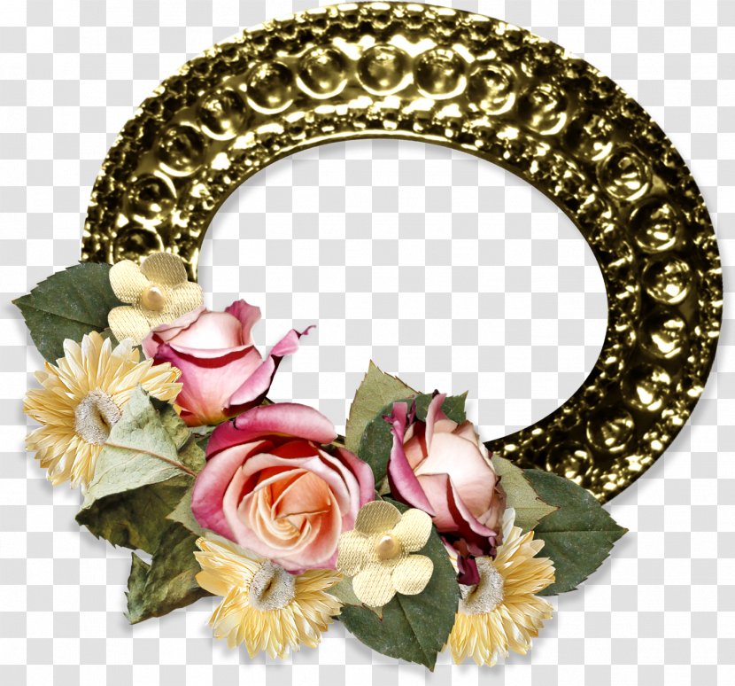 Picture Frame Floral Design Flower - Rose - European Decorative Patterns Transparent PNG