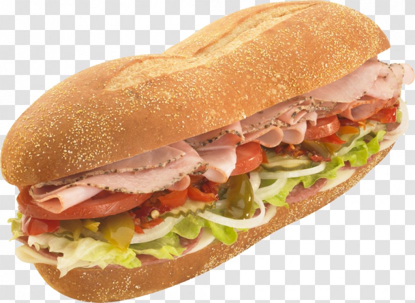 Submarine Sandwich Sausage Hamburger Chicken - Pan Bagnat - Breakfast Transparent PNG