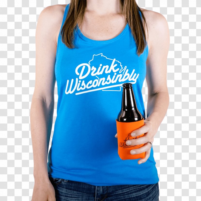 T-shirt Gilets Sleeveless Shirt - Heart - Drink Woman Transparent PNG