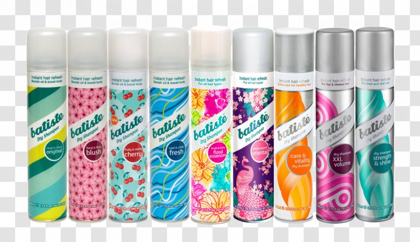 Batiste Fragrance Dry Shampoo Hair Care - Long - ORYZA SATIVA Transparent PNG