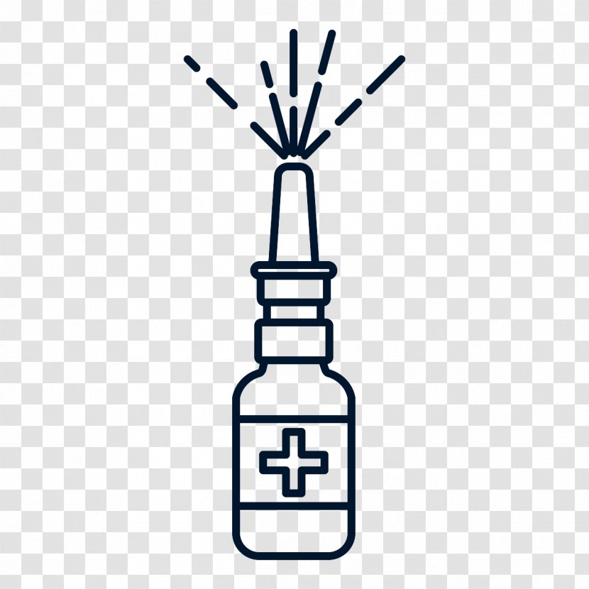 Nasal Spray Pharmaceutical Drug Nose Clip Art - Take Medicine Transparent PNG