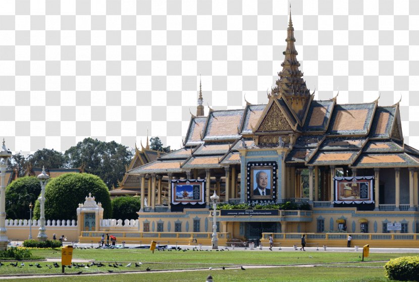 Royal Palace, Phnom Penh Angkor Wat Tonlxe9 Sap Mekong Grand Palace - Scenic Area Transparent PNG
