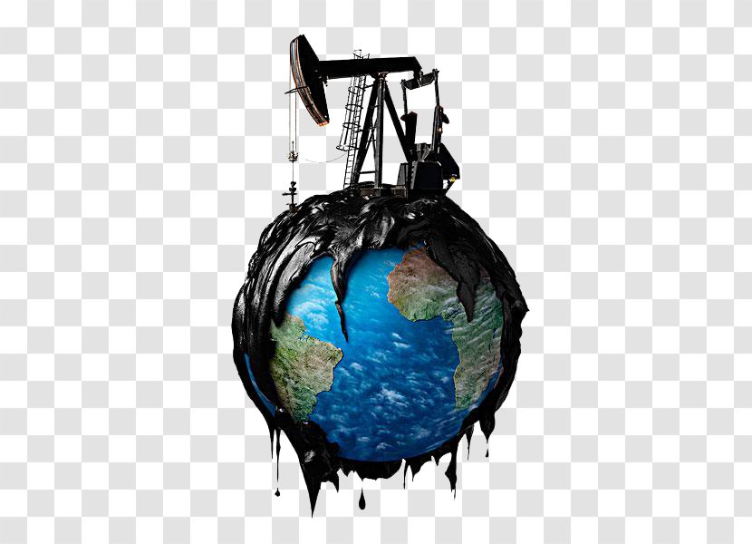 Natural Environment Environmental Issue Pollution Photography - Powtoon - Oil Spill Globe Transparent PNG