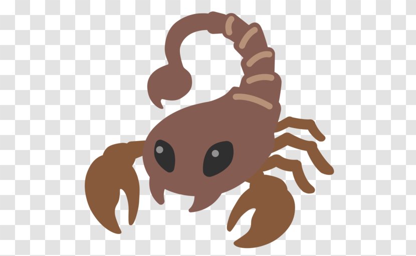 Scorpion Emojipedia Android Nougat Google - Organism Transparent PNG