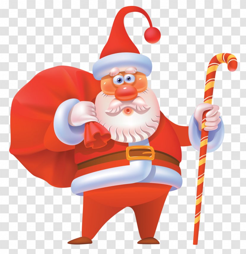 Santa Claus Christmas Clip Art - Fictional Character Transparent PNG