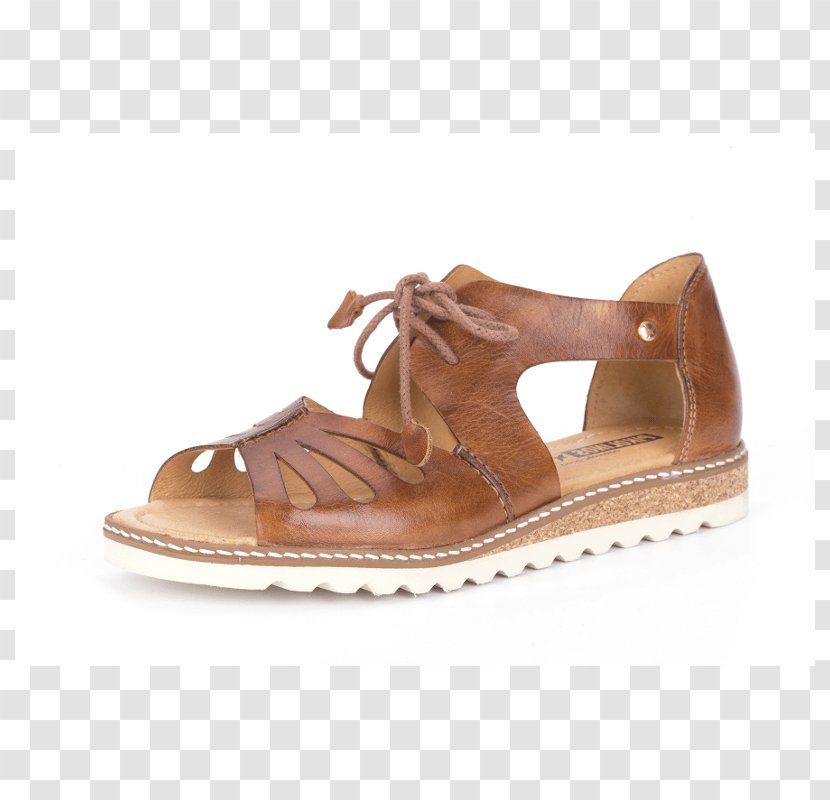 Sandal Shoelaces Woman Leather - Tan Transparent PNG