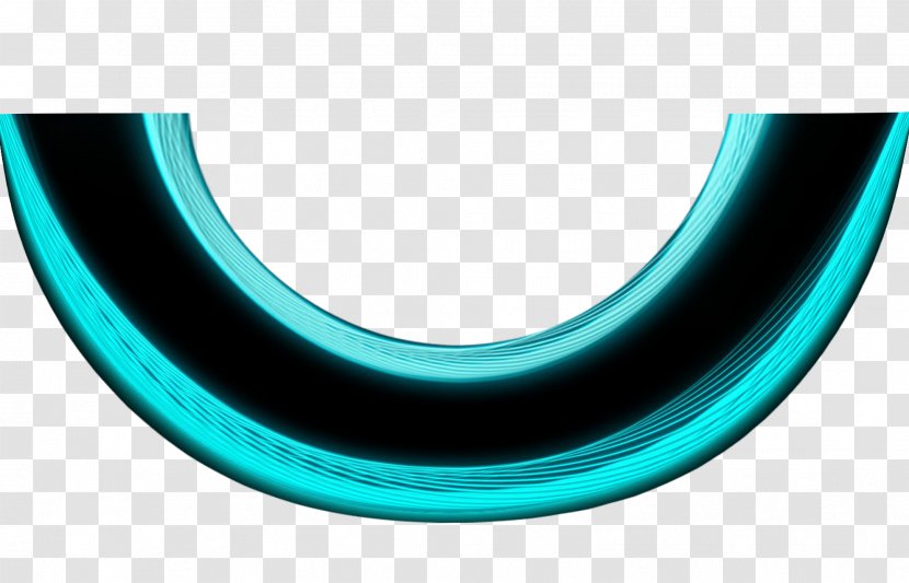 Turquoise Teal - Aqua - NEON Transparent PNG