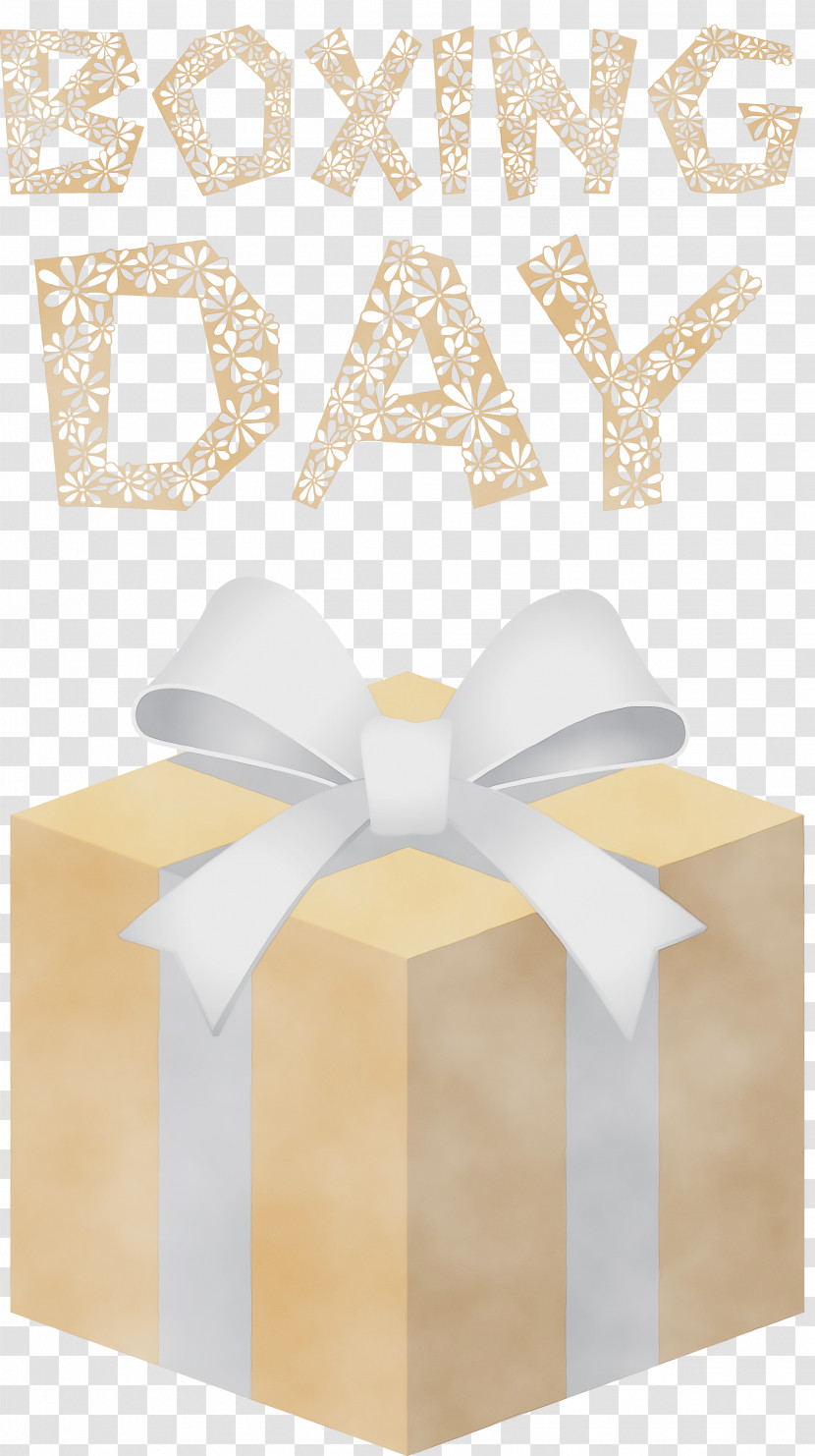 Paper Gift Yellow Box Meter Transparent PNG