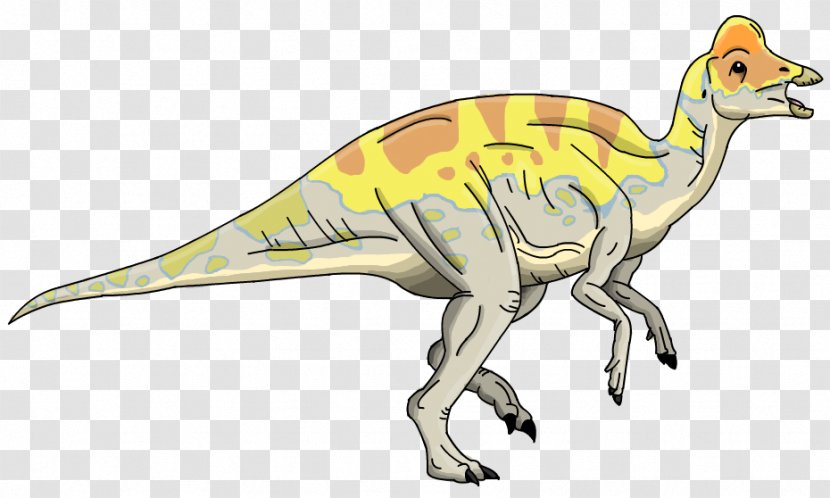 Velociraptor Tyrannosaurus Line Art Terrestrial Animal - Fauna - Corythosaurus Transparent PNG