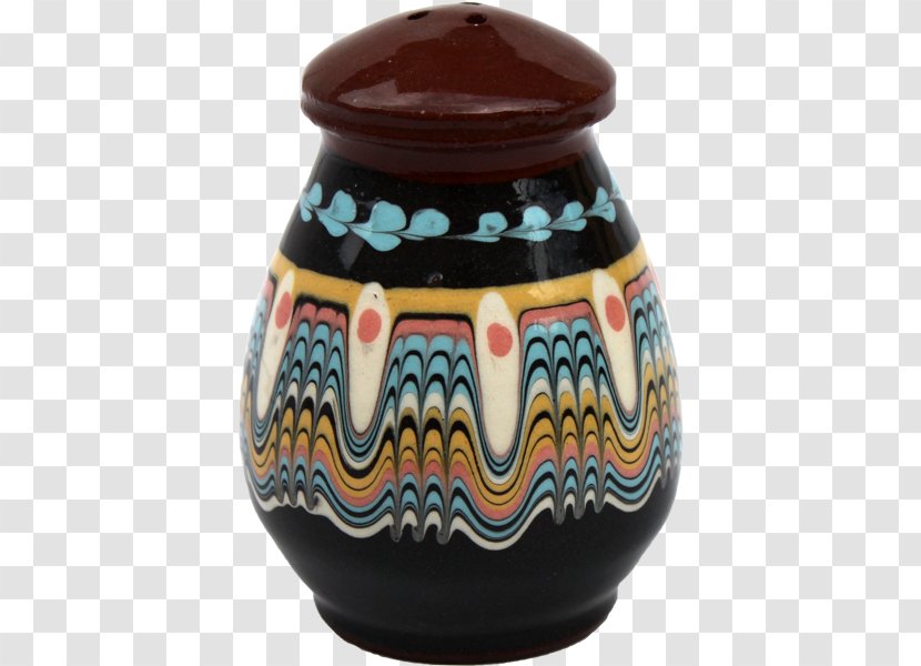 Salt And Pepper Shakers Troyan Ceramic Pottery - Artifact - Bulgarian Transparent PNG