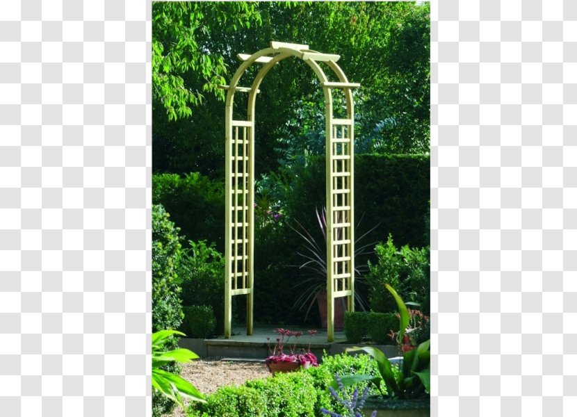 Arch Pergola Garden Fence Trellis - Window Transparent PNG