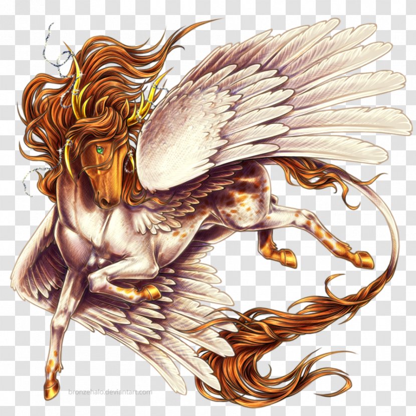 Horse Pegasus Legendary Creature Unicorn Medusa - Angel Transparent PNG