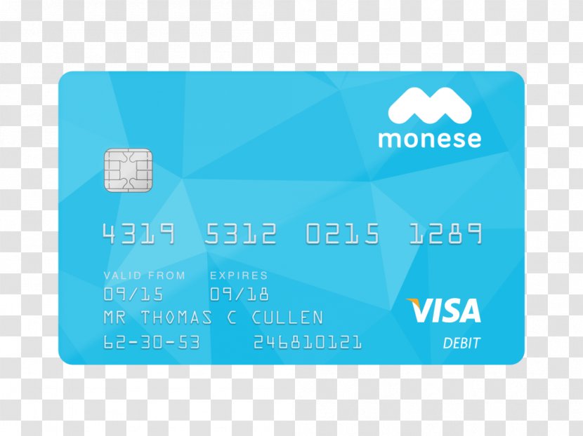 Debit Card Credit Visa Rectangle - Bank Number Transparent PNG