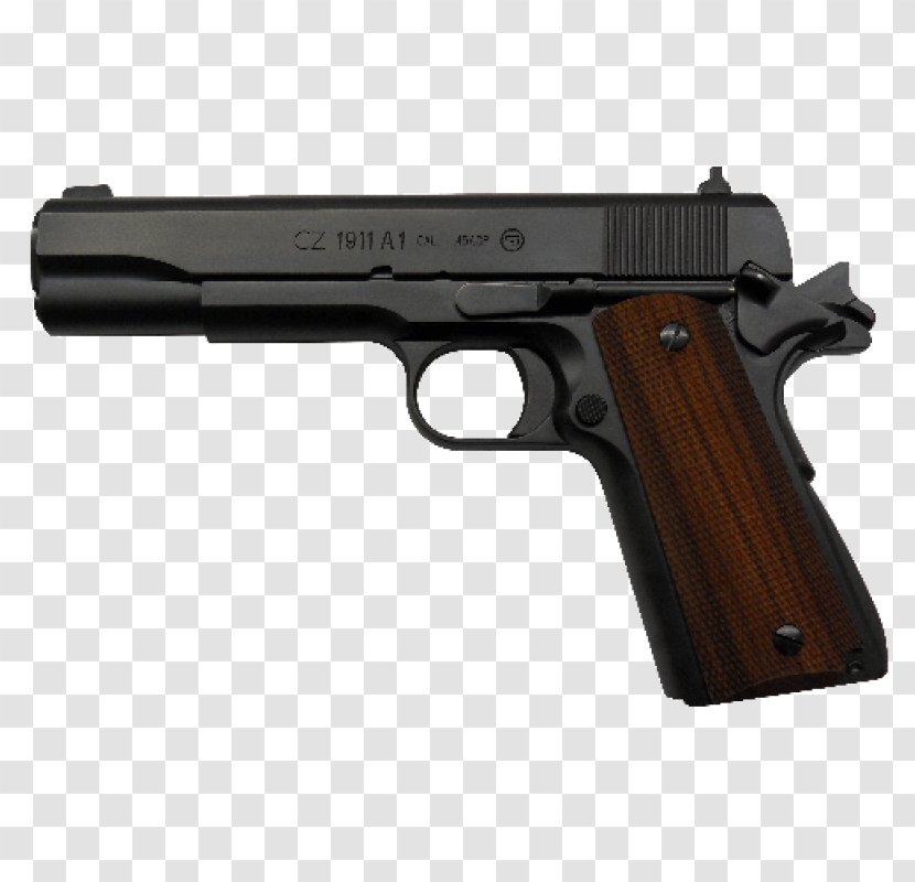 M1911 Pistol Semi-automatic Firearm .45 ACP - Handgun Transparent PNG