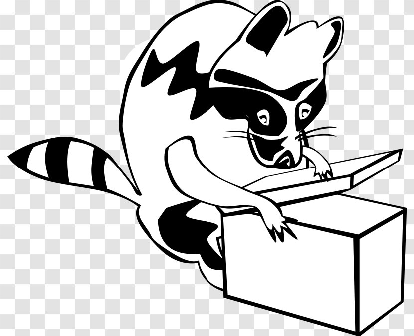 Raccoon Squirrel Drawing Clip Art - Vertebrate - Cartoon Pictures Transparent PNG
