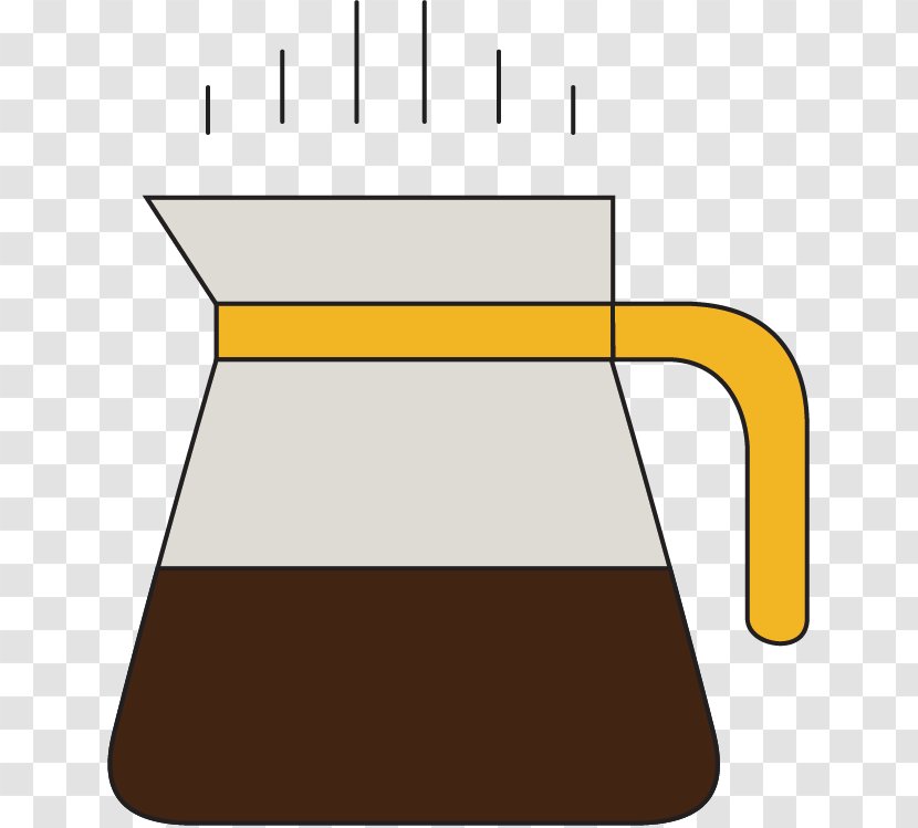 Instant Coffee Cafe Clip Art - Vector Flat Container Of Pot Transparent PNG