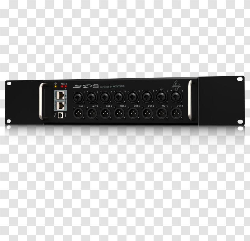 Behringer X Air XR18 Stage Box BEHRINGER X32 Caja Escenario Sd8midas Control Remoto 8 Canales - Electronic Device - Year End Clearance Sales Transparent PNG