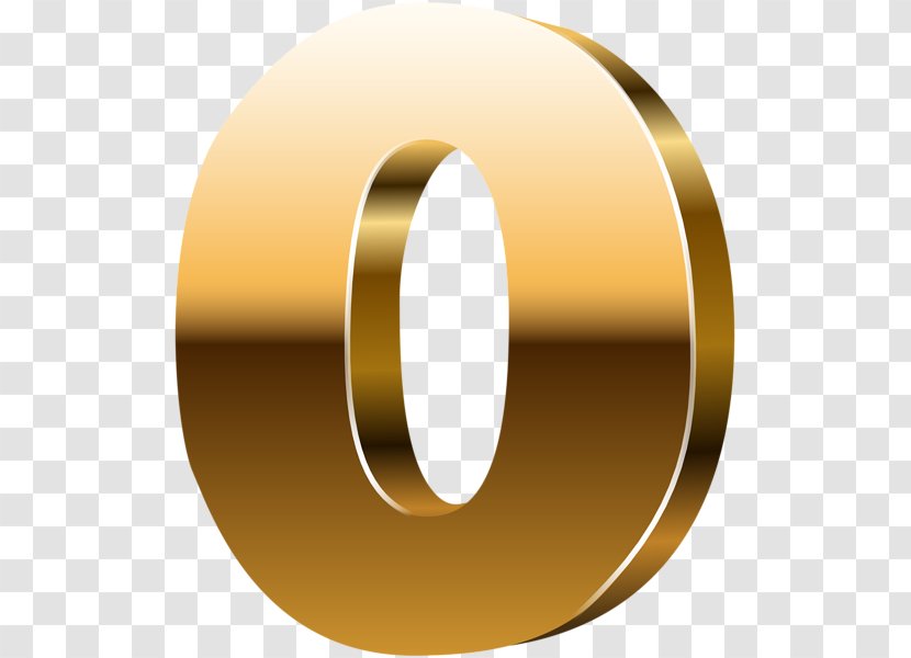 Number Gold Symbol Clip Art Transparent PNG