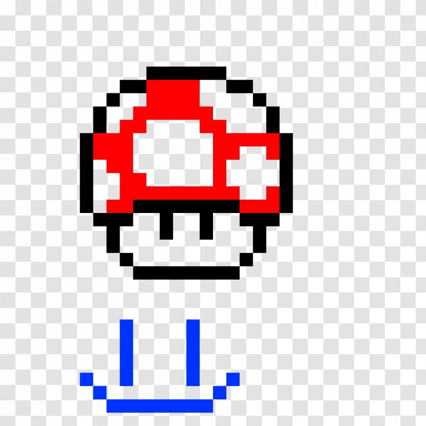 Pixel Art Image Drawing - Pokemon - Poison Mushroom Mario Transparent PNG