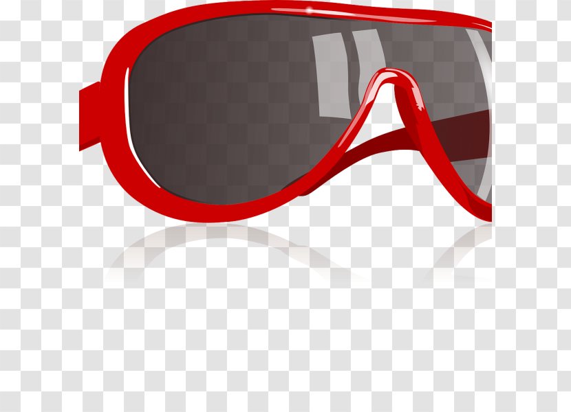 Sunglasses Ray-Ban Clip Art - Red Transparent PNG
