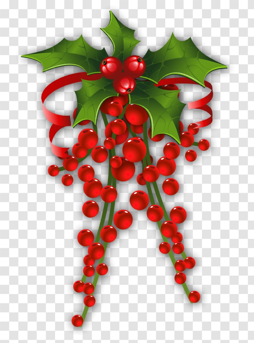Mistletoe Christmas Common Holly Clip Art - Tree - Cliparts Transparent Transparent PNG