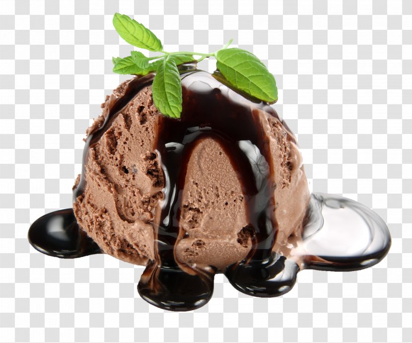 Chocolate Ice Cream Strawberry Cone - Vanilla Transparent PNG