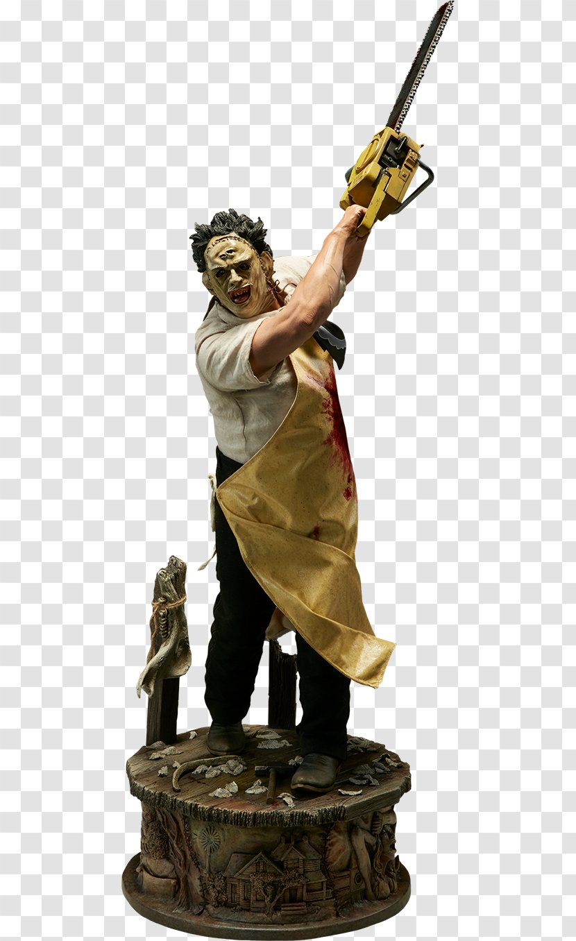 Leatherface Jason Voorhees The Texas Chainsaw Massacre Sideshow Collectibles Hollywood - Friday 13th - Figurine Transparent PNG