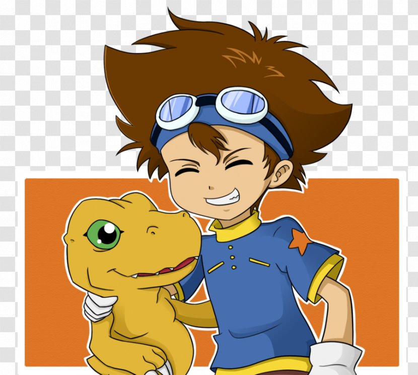 Agumon Tai Kamiya Gabumon Biyomon Tentomon - Cartoon Transparent PNG