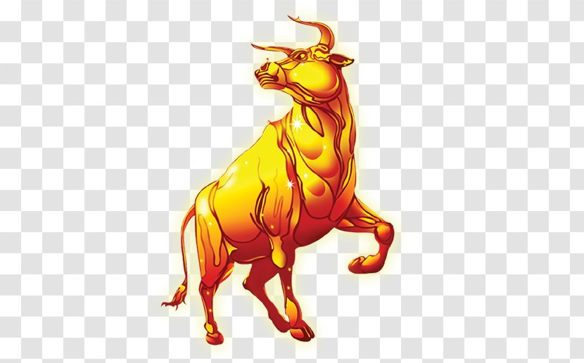 Chinese Zodiac Stock Pixiu Ox Sexagenary Cycle - Service - Golden Cow Transparent PNG