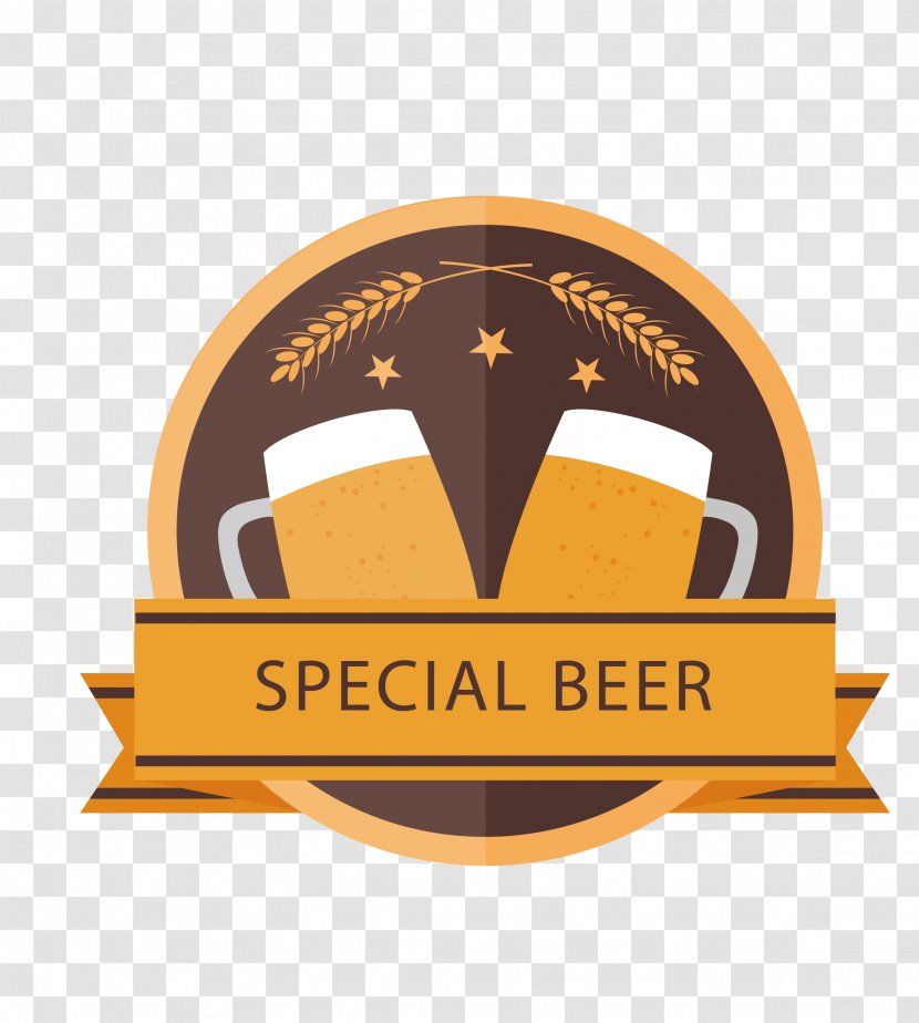 Logo Wheat Beer Design Image - Stencil Transparent PNG