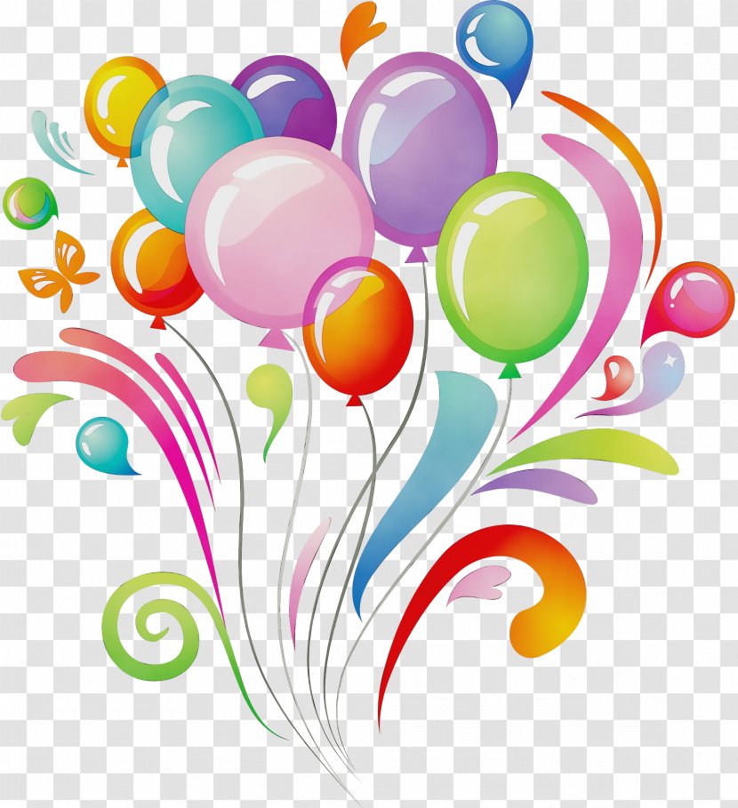 Happy Birthday - Wet Ink - Balloon Transparent PNG