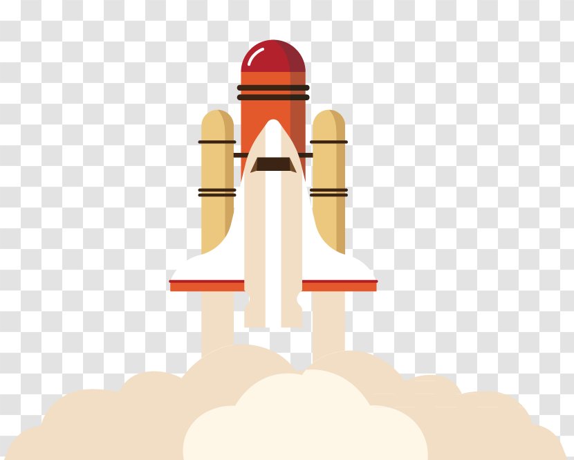 Airplane Flight Rocket Takeoff - Runway - Space Shuttle Transparent PNG