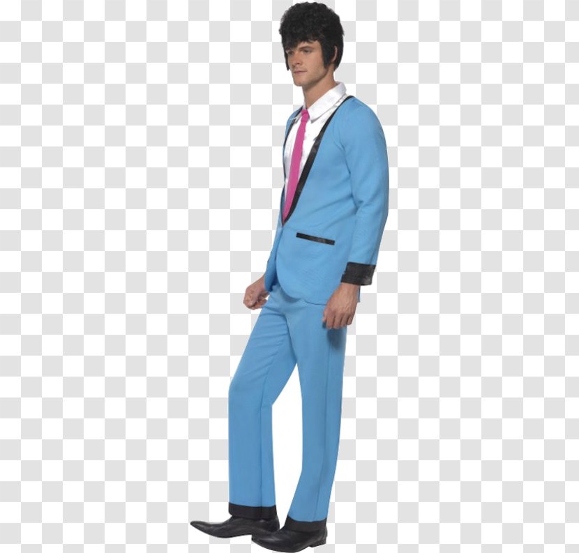 1950s Teddy Boy Costume Suit Pants - Dress Shirt Transparent PNG