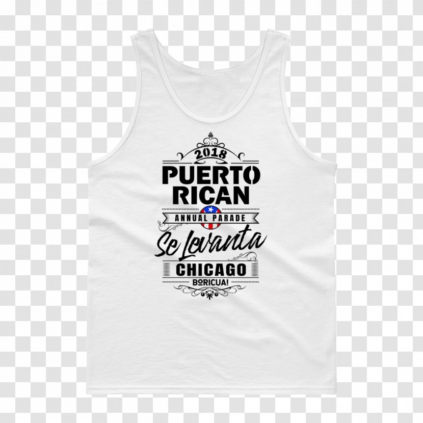 T-shirt Active Tank M Sleeveless Shirt Gilets - T - Chicago Puerto Rican Pride Day Transparent PNG