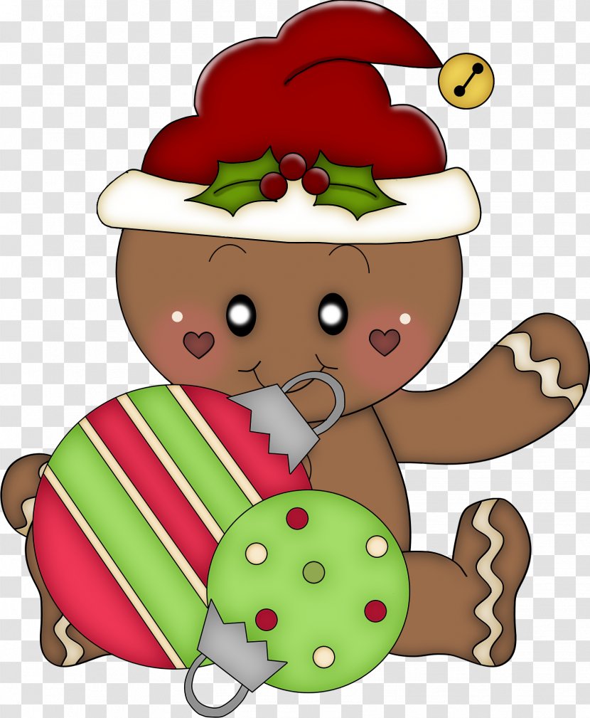 Christmas Gingerbread Man Clip Art - Fruit Transparent PNG