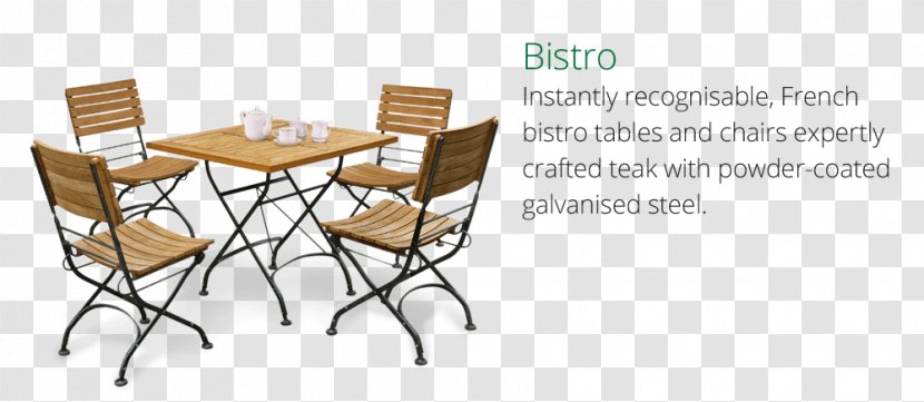 Table Bistro Garden Furniture Chair - Wicker - Patio Transparent PNG