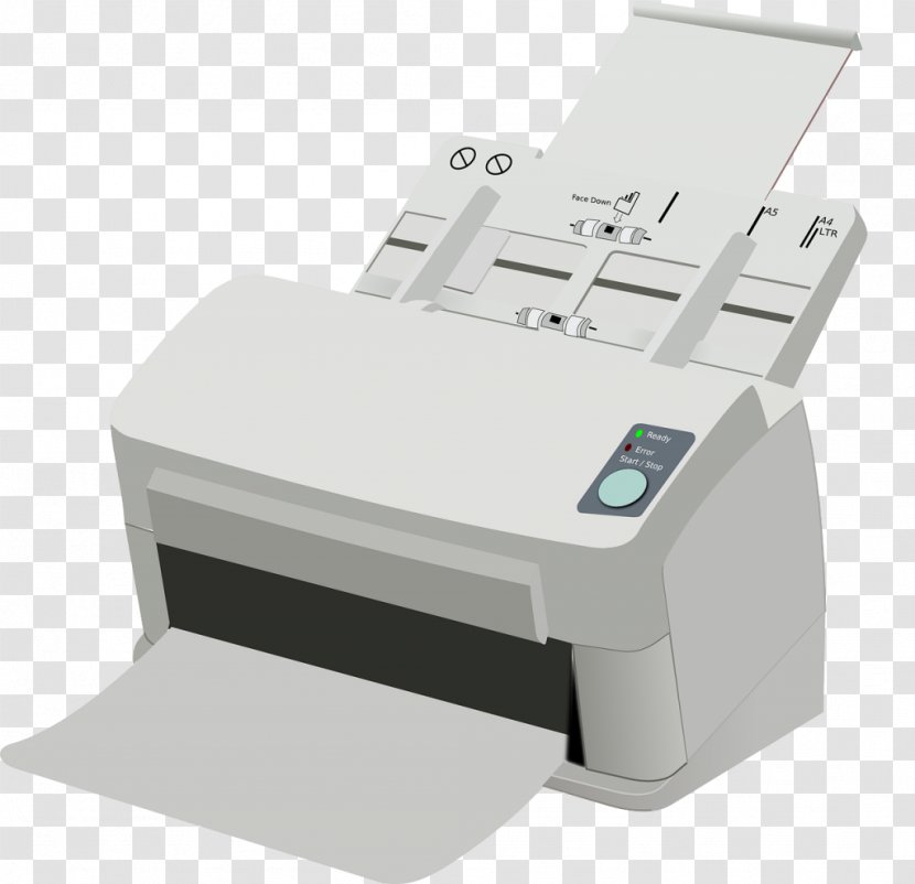 Image Scanner Barcode Scanners Clip Art - Printer Transparent PNG