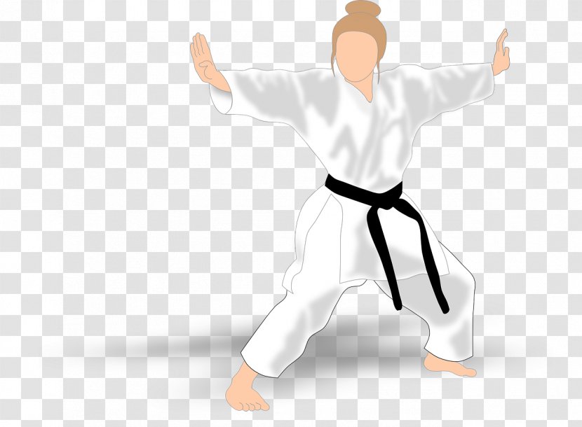 Taekwondo Martial Arts Combat Sport Black Belt - White - Karate Transparent PNG