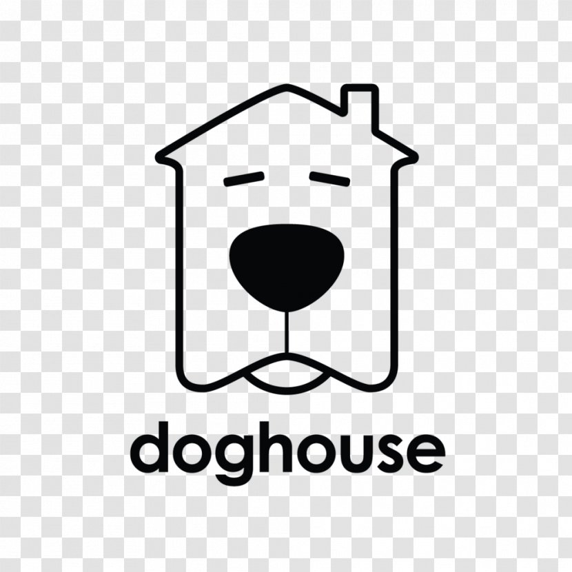 Clip Art Bulldog Logo Dog Houses Animal - Black And White - Home Sweet Signs For Dogs Transparent PNG