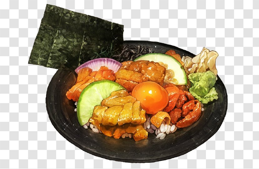 Sushi Japanese Cuisine Food Curry Asian - Flower Transparent PNG