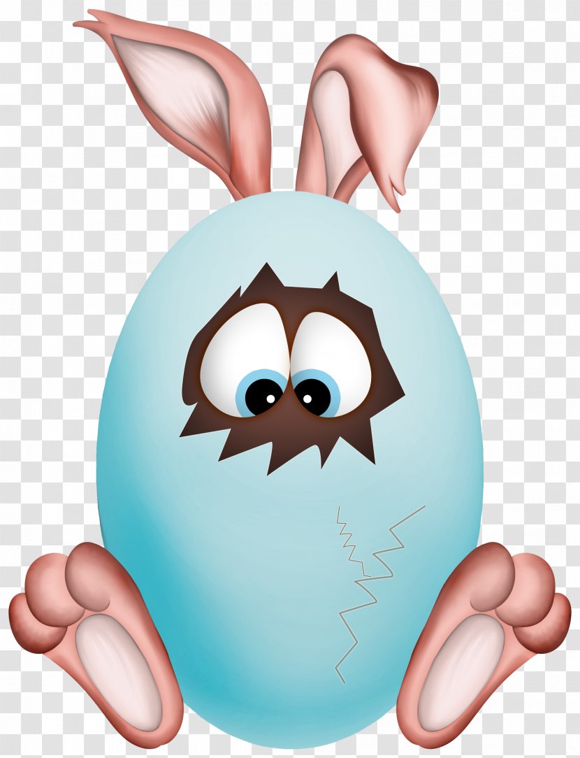 Easter Bunny Animation Rabbit - Photography - Blue Transparent PNG