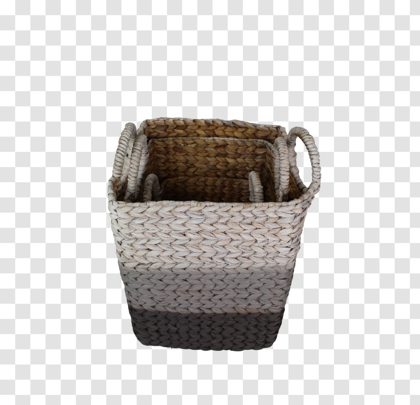 Common Water Hyacinth Basket Rattan White Wicker - Furniture - Jg Transparent PNG