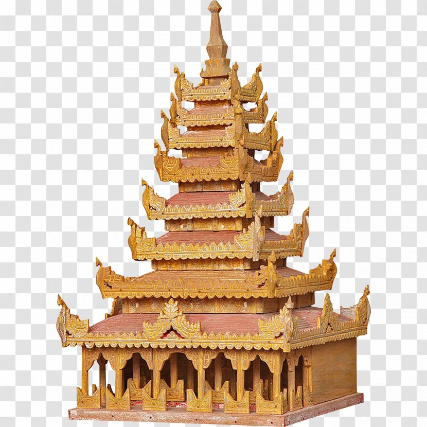 Burma Buddhist Temple Pagoda Chinese - Christmas Ornament Transparent PNG