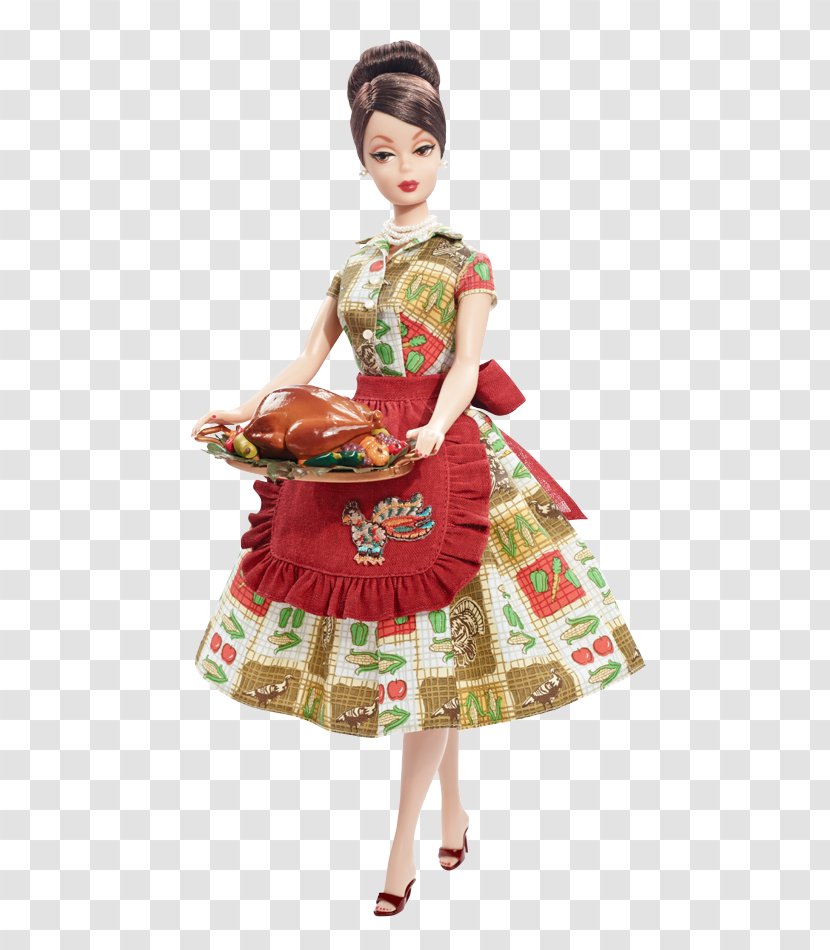 Happy New Year Barbie Doll Fashion Thanksgiving - Costume Design - Feast Transparent PNG