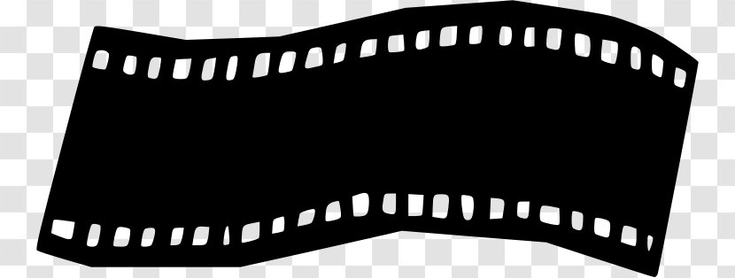 Photographic Film Filmstrip Black And White Photography Clip Art - Monochrome Transparent PNG
