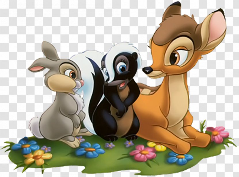 Thumper Faline Bambi Great Prince Of The Forest Friend Owl - Drawing - Mammal Transparent PNG