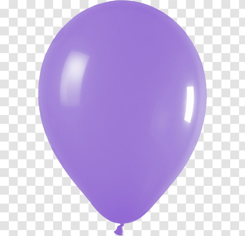 Toy Balloon Violet Lilac Color Party Transparent PNG