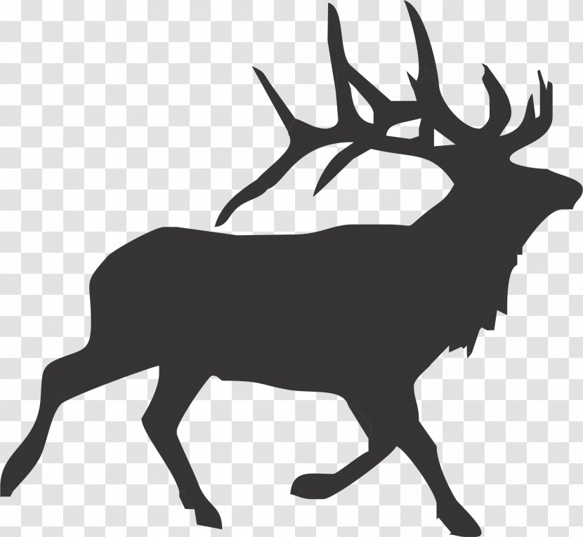 Elk Reindeer Decal Moose - Hunting - Deer Transparent PNG
